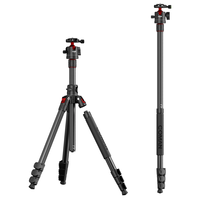 חצובה אופקית רב תכליתית ויחידת חצובה COMAN KX3939Mini A32&V1 עם ראש נוזל וראש כדורי 360°, 1810 מ