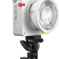 Godox ML100Bi K2 תאורת לד Bi-color קומפקטית 120W + מתאם V-Mount