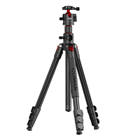 חצובה אופקית רב תכליתית ויחידת חצובה COMAN KX3939Mini A32&V1 עם ראש נוזל וראש כדורי 360°, 1810 מ