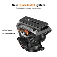 מונופוד + ראש אלומיניום  COMAN DX327AQ6