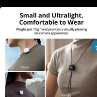 DJI Mic Mini מערכת זוג מיקרופוני דש קומפקטית אלחוטית זוג משדרים ומקלט עבור מצלמה/סמארטפון