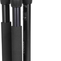 COMAN TM286CC1 חצובה וידאו מקצועית מסיבי פחמן