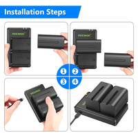 סט סוללות חלופיות של סוני NEEWER NP-F750 בנפח 5600mAh