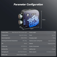 פנס לד קטן TOFU SUMARAI BLACK PHOTOOLEX