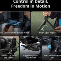DJI RS 5 Combo גימבל (מייצב)