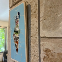 מפת ארץ ישראל מפסיפס בעבודת יד