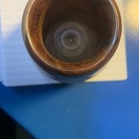 אגרטל עץ מעוצב חרוט מעץ שיטה בעבודת יד