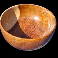 קערה דקורטיבית מעץ סיסם בעבודת יד