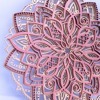 מנדלה Dance of the petals מעץ