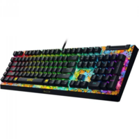 מקלדת גיימינג - Razer Blackwidow V4 X Pokemon Edition