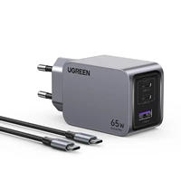 מטען קיר מהיר UGREEN Nexode Pro 65W GaN עם כבל USB-C