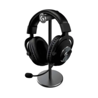 אוזניות גיימינג עם מיקרופון וסטנד - Logitech G Pro X