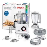 מעבד מזון 3.9 ליטר משולב עם בלנדר 1.5 ליטר Bosch MultiTalent 8 MC812W620 1100W -