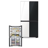 מקרר SAMSUNG דגם RF70A9115BK זכוכית שחורה -