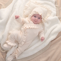 אוברול דגם ליה - שמנת