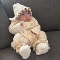 אוברול דגם ליה - בז׳