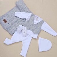 מארז ווסט סרוג צמות NB