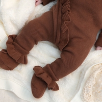 אוברול דגם ליה - חום