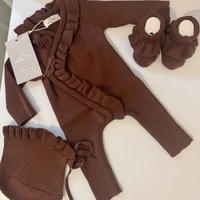 אוברול דגם ליה - חום