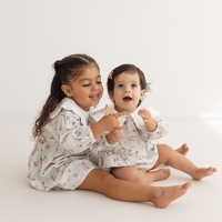 דגם רוז -  אוברול צווארון פרפר