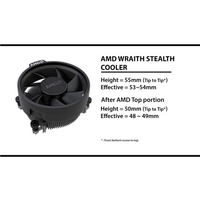 AMD Wraith Stealth Ryzen AM4 Cooler