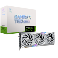 MSI GeForce RTX 4070 Ti GAMING X TRIO WHITE 12G