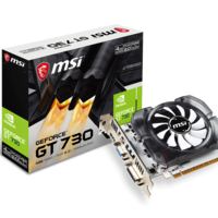 MSI NVIDIA GT 730 4GB - /VGA/DVI/HDMI