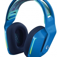 אוזניות גיימרים אלחוטיות כחול Logitech G733 LightSpeed RGB