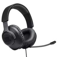 אוזניות גיימינג שחור JBL Quantum 100