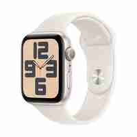 שעון חכם Apple Watch SE (Gen2) GPS 44mm Starlight Aluminium Case with Sport Band - M/L