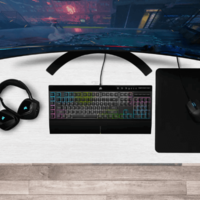 מקלדת גיימינג Corsair K55 RGB Pro XT