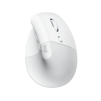 עכבר צבע אפור לבן Logitech Lift Vertical Ergonomic