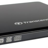 צורב חיצוני Transcend Super Slim Portable DVD±RW x8 USB 2.0 TS8XDVDS-K