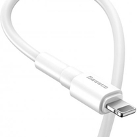 כבל סנכרון וטעינה Baseus Mini White Cable 1m USB-A To Apple Lightning