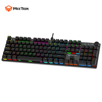 מקלדת גיימינג מיכנאית חוטית Meetion MK009 Pro RGB Red Switch