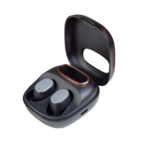אוזניות אלחוטיות נטענות בצבע שחור ולבן Miracase True Wireless Earbuds MTWS120