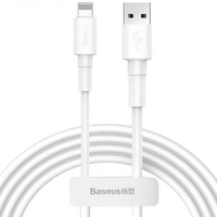כבל סנכרון וטעינה Baseus Mini White Cable 1m USB-A To Apple Lightning