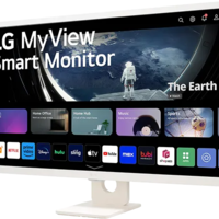 מסך מחשב חכם כולל שלט LG MyView 32SR50F-W 31.5 inch/FHD/60HZ/IPS/8ms/SPK/HDMI