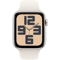 שעון חכם Apple Watch SE (Gen2) GPS 44mm Starlight Aluminium Case with Sport Band - M/L