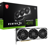 כרטיס מסך MSI GeForce RTX 4070 VENTUS 3X E 12G OC