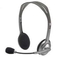 אוזניות ומיקרופון Logitech Stereo H110