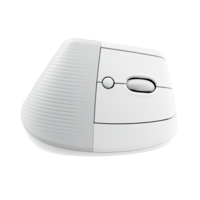 עכבר צבע אפור לבן Logitech Lift Vertical Ergonomic