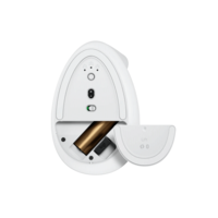 עכבר צבע אפור לבן Logitech Lift Vertical Ergonomic