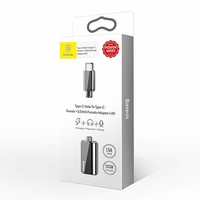 מתאם טעינה ושמיעת מוזיקה Baseus Type-C 3.5mm Adapter L40