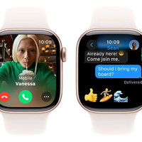 שעון חכם Apple Watch Series 10 GPS 42mm Rose Gold Aluminium Case with Light Blush Sport Band - S/M