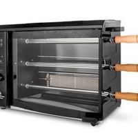 גריל שיפודים ברזילאי BRAZILIAN FLAME 3B (שחור)