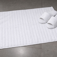 שטיח אמבטיה 70*50 גלים  לבן