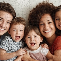 פאזל A4 עם תמונה וכיתוב