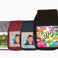 תיק גן עם הדפס צבעוני