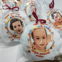 ציפה לכרית עגולה